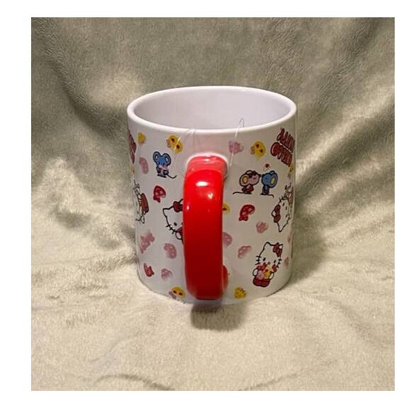 Hello Kitty Hearts & Love 16oz Ceramic Coffee Mug- NEW - Picture 2 of 6